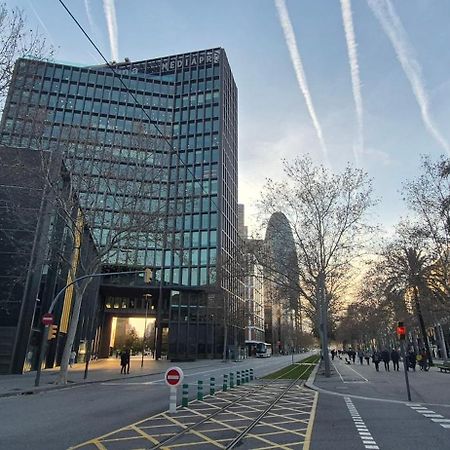 Apartamento En Avenida Diagonal - Torre Glorias - Angeles Terraza Barcelona Buitenkant foto