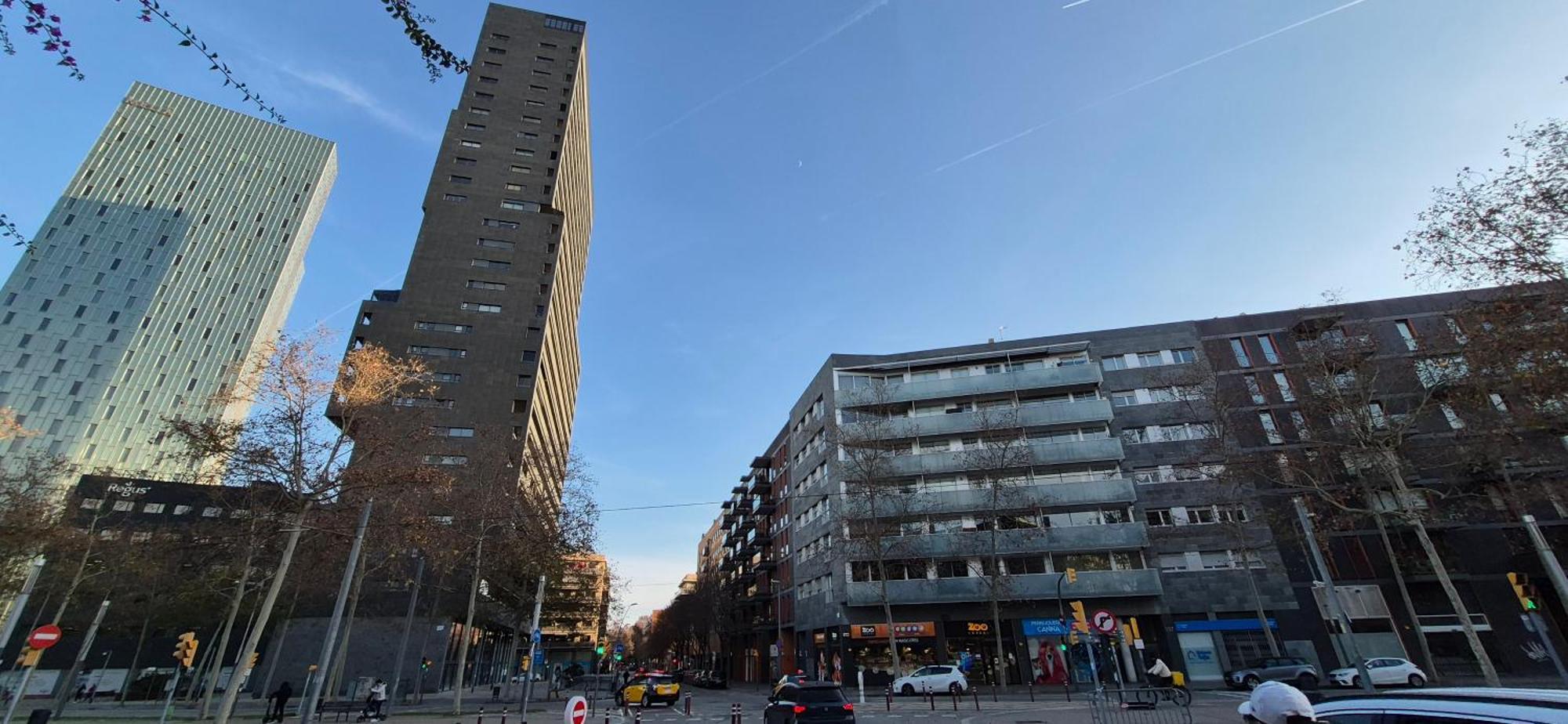 Apartamento En Avenida Diagonal - Torre Glorias - Angeles Terraza Barcelona Buitenkant foto