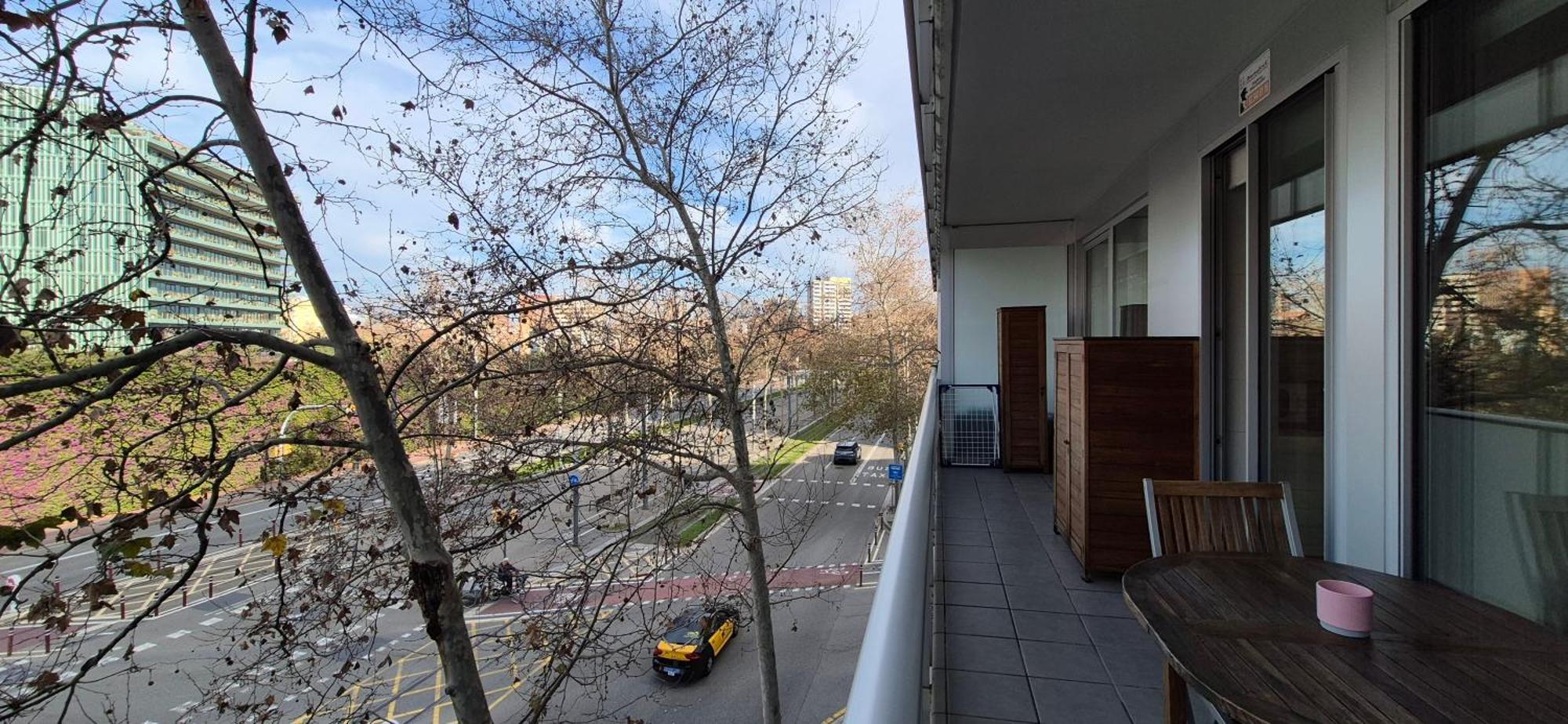 Apartamento En Avenida Diagonal - Torre Glorias - Angeles Terraza Barcelona Buitenkant foto